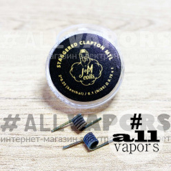 JM Coils Staggered Clapton MTL 0.78 Ohm на 1 койл
