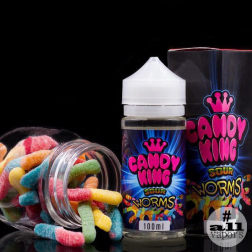 Candy King Sour Worms 100 мл.-Фото 771