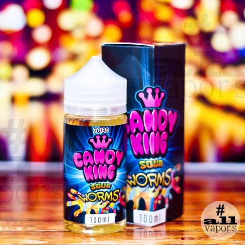 Candy King Sour Worms 100 мл.-Фото 872