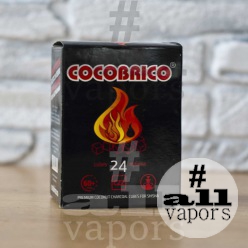 Уголь кокосовый Cocobrico 24 кубика